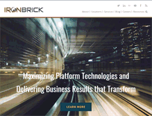 Tablet Screenshot of ironbrick.com